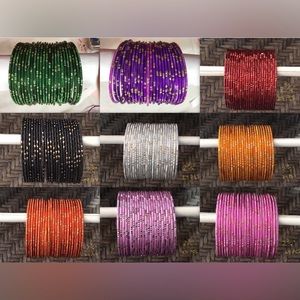 24 PCS Metal Bangle Set Made In India